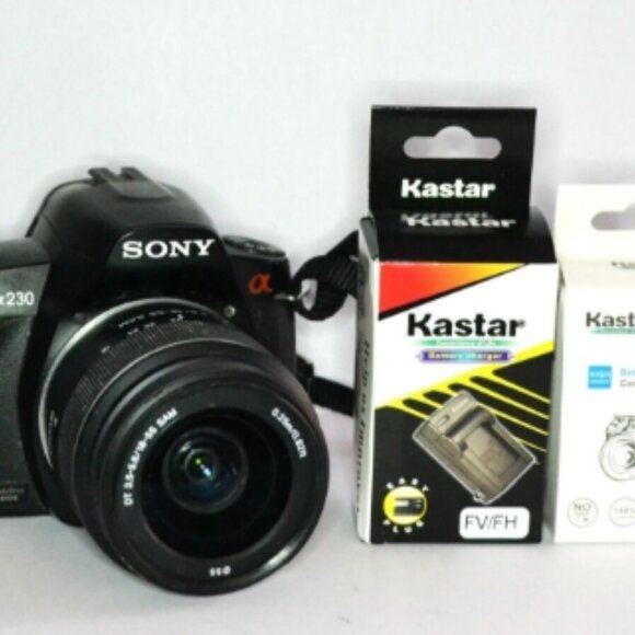 Sony A230 Digital SLR With Charger 2 Batteries Tested And Works Photography - Picture 6 of 8
